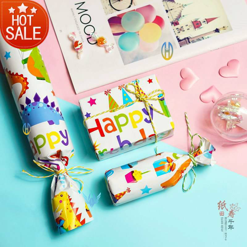newbirthday gift wrapping paper holiday gift paper cute wrap