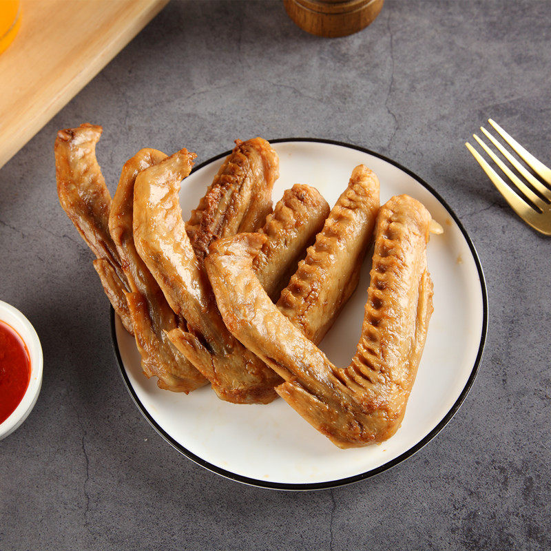 柏项猓汤汁网红龙岩泡鸭翅奶茶店专卖休闲食品泡椒鸭翅办公室小吃