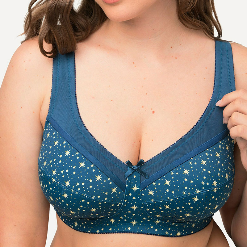 无钢圈舒适全罩杯全包防走光文胸