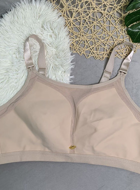 光面无痕无钢圈哺乳内衣CA0588A 欧美大罩杯大码光面喂奶文胸CDEF