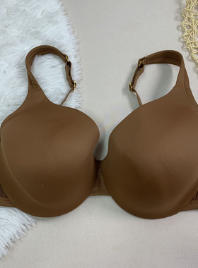 75-100BCDEFG有钢圈薄杯大码内衣B0934 棕色薄模杯光面外贸文胸