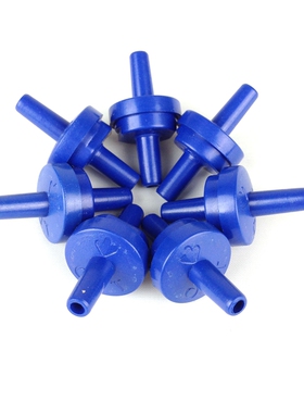 鱼缸水族箱优质止逆阀增氧气泵气管配件蓝色止流阀止回阀防止倒流