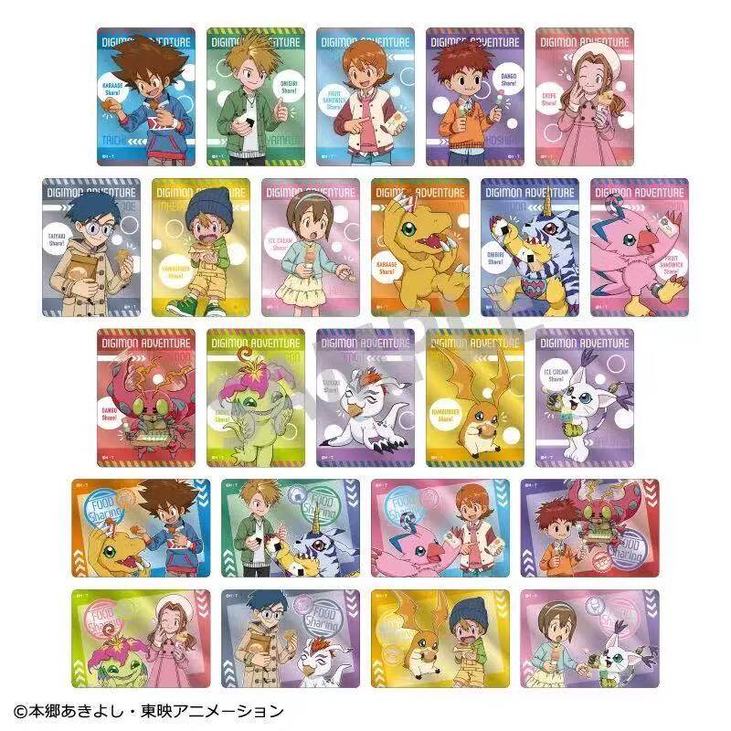 日谷现货正版数码宝贝大冒险picharm透卡食物vol.1周边二次元收藏