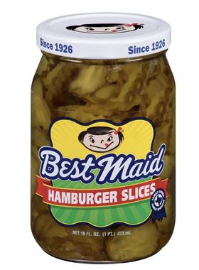 美国直邮Best Maid Dill Relish Pickles 美式汉堡莳萝泡酸黄瓜
