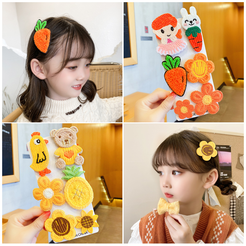 儿童碎发魔术贴发贴刘海贴女童卡通动物发帖宝宝碎发神器头饰女孩