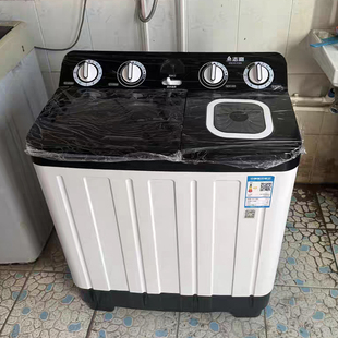 波轮小型租房 志高10公斤半自动洗衣机大容量家用双缸双桶筒老式