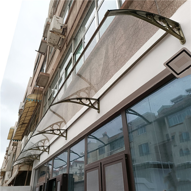 铝合金雨棚遮阳棚阳台户外防雨别墅露台棚阳光棚庭院pc耐力板成都