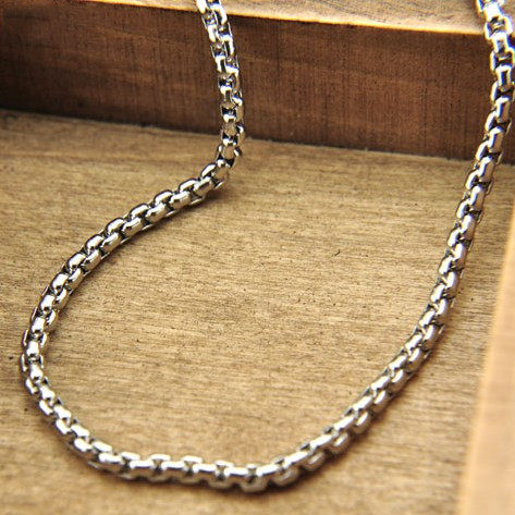 男士项链配链 钛钢百搭简约链子锁骨链韩版潮男女裸链长款毛衣链