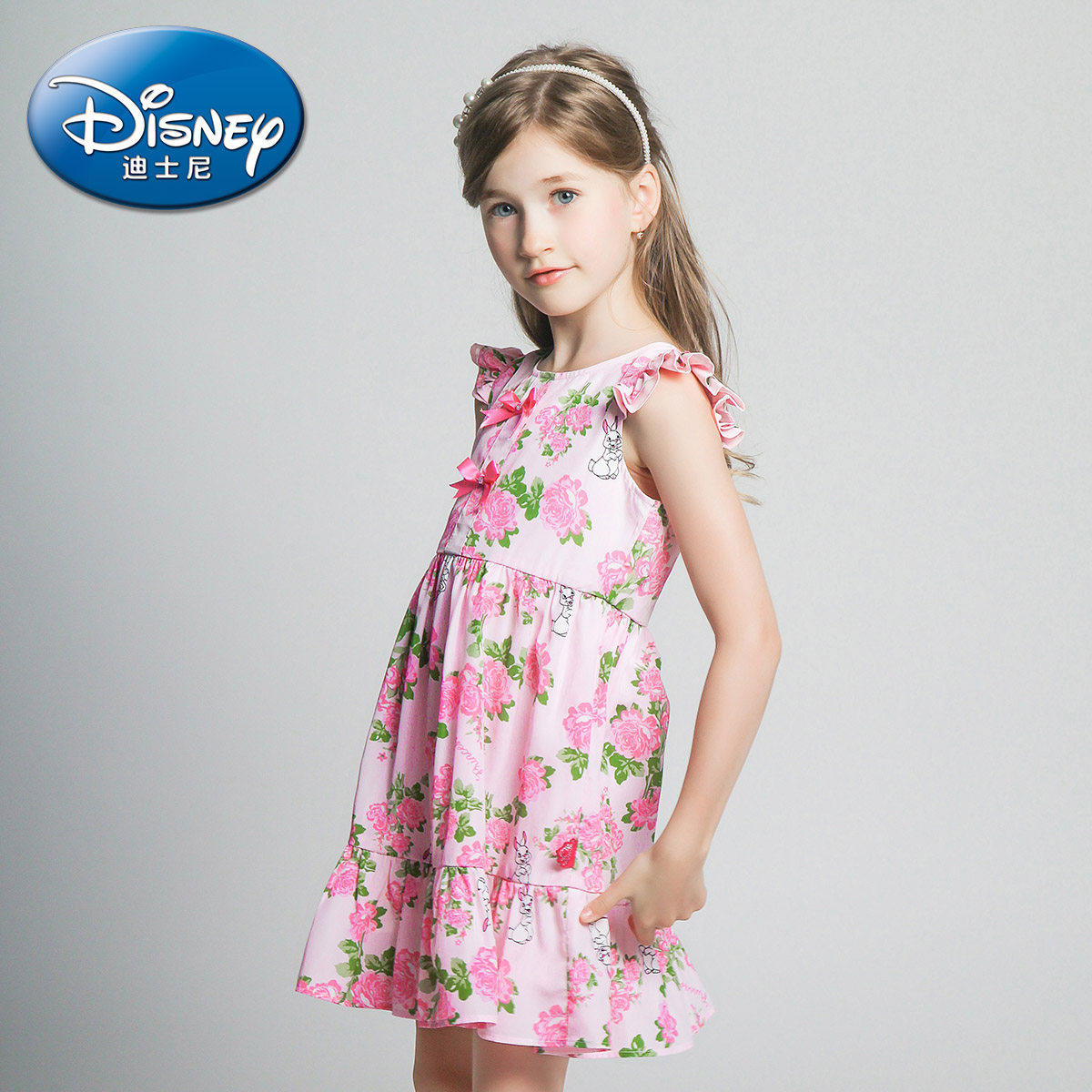 Robe enfant DISNEY en mélange - Ref 2044647 Image 4