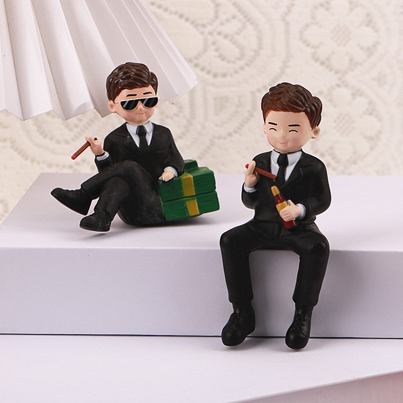 fatherday父亲节蛋糕装饰摆件