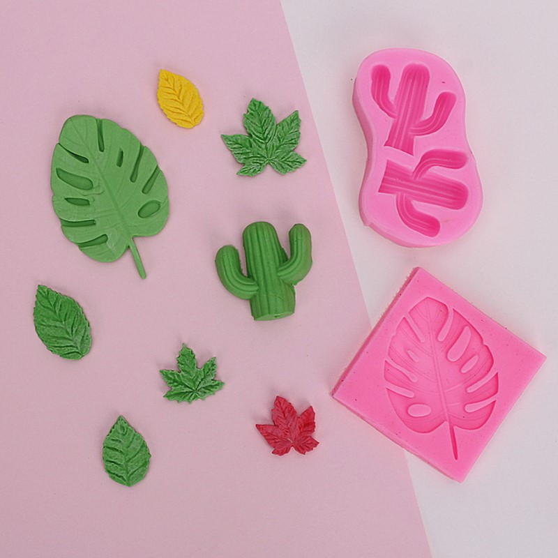 硅膠模具植物翻糖巧克力蛋糕裝飾