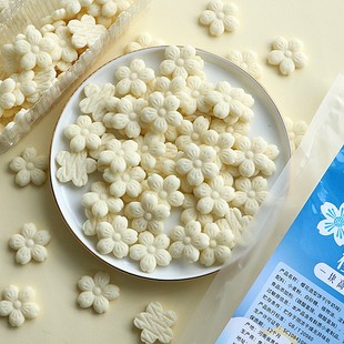 焙多夫白色花朵蛋糕装饰饼干小樱花桃花型饼干烘焙摆件甜品台插件