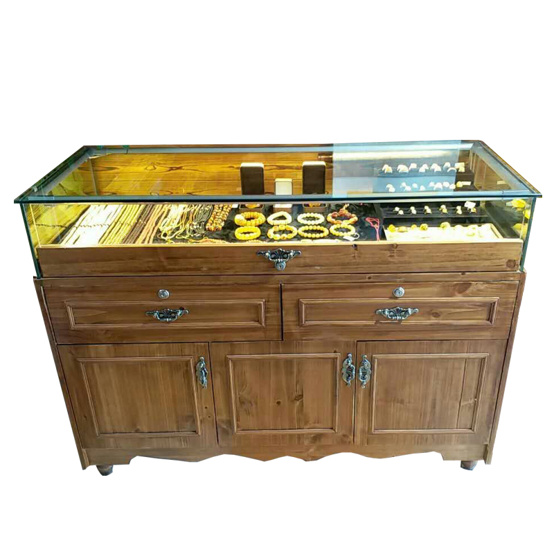 定制 珠宝展示柜饰品玻璃展示架烤漆复古化妆品古董玉器陈列柜实|ruв категории коммерческий/офисная мебель, полки/витрина, бутик - витрина/витрина - от Buy2taobao.com для оказания профессиональной услуги покупки агента Taobao