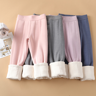 男宝加绒加厚大童内穿棉裤 男童女童秋裤 秋冬季 校服神器儿童保暖裤