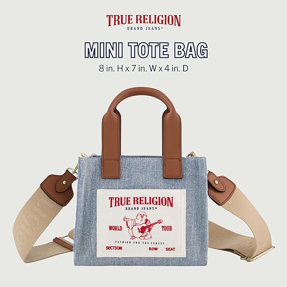 [db s]美国购买 True Religion 女款休闲迷你手提包单肩包斜跨包