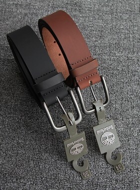 皮带Timberland牛皮男性休闲商务