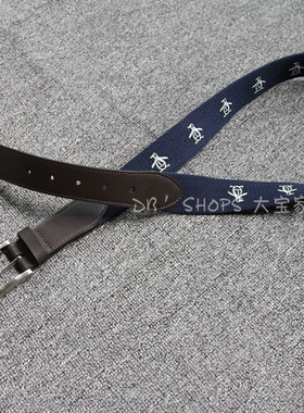现货[db s]美国购买 Original Penguin 男休闲高尔夫弹力腰带35MM
