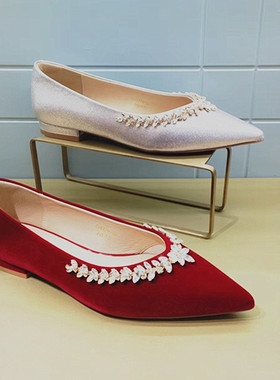 FED商场专柜正品2026春季新款粗跟尖头时尚优雅浅口女单鞋GAS179