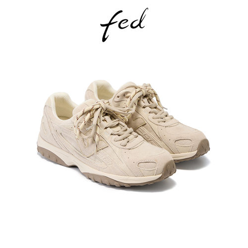fed增高德训鞋春季新款女鞋美式休闲鞋厚底阿甘鞋女S1013-ZCB309