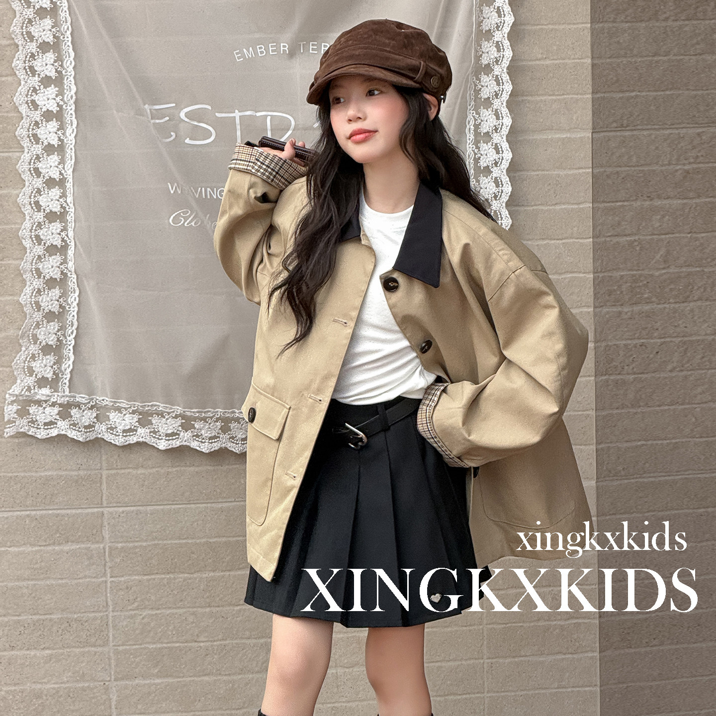女童秋装休闲开衫外套