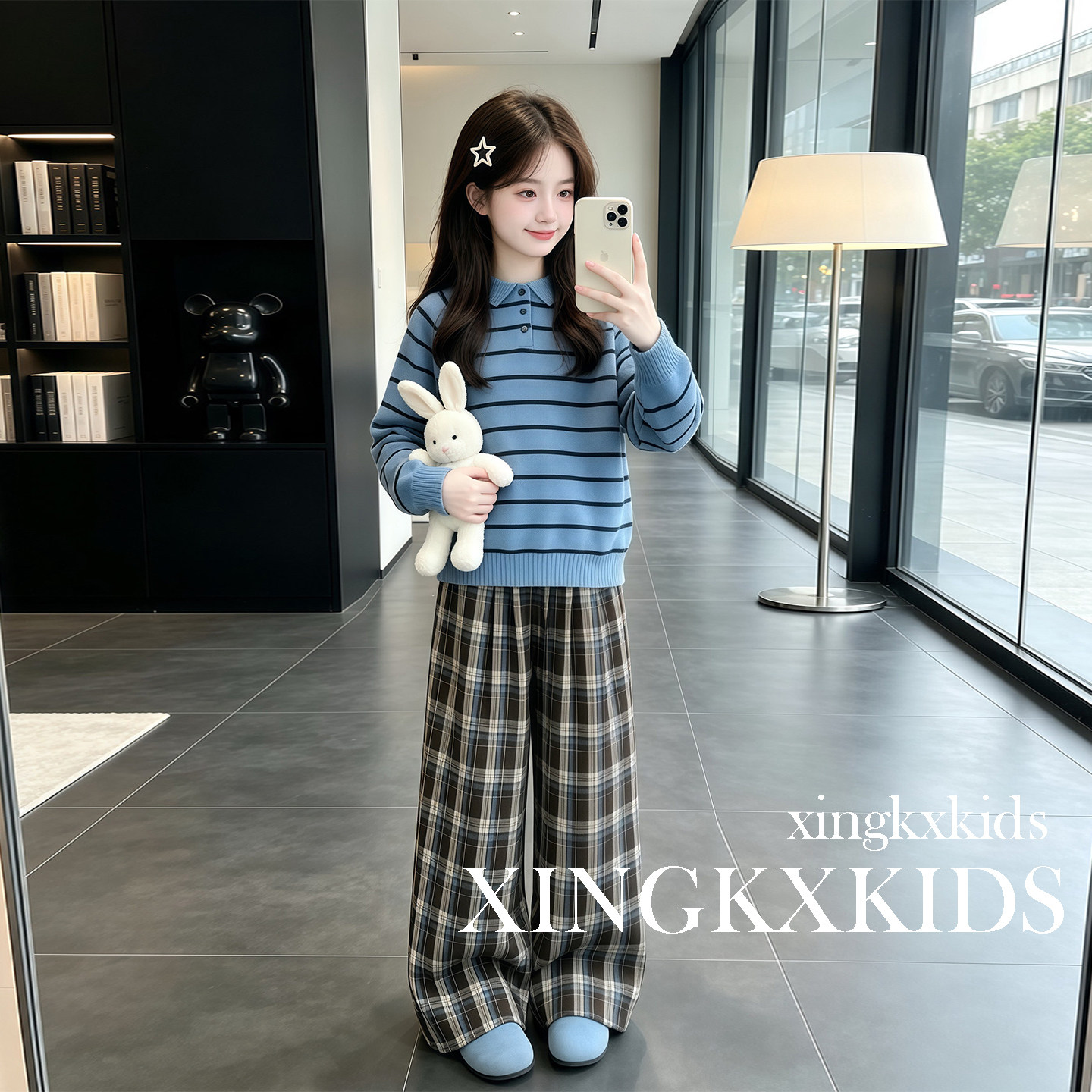 女童2026新款春秋针织两件套