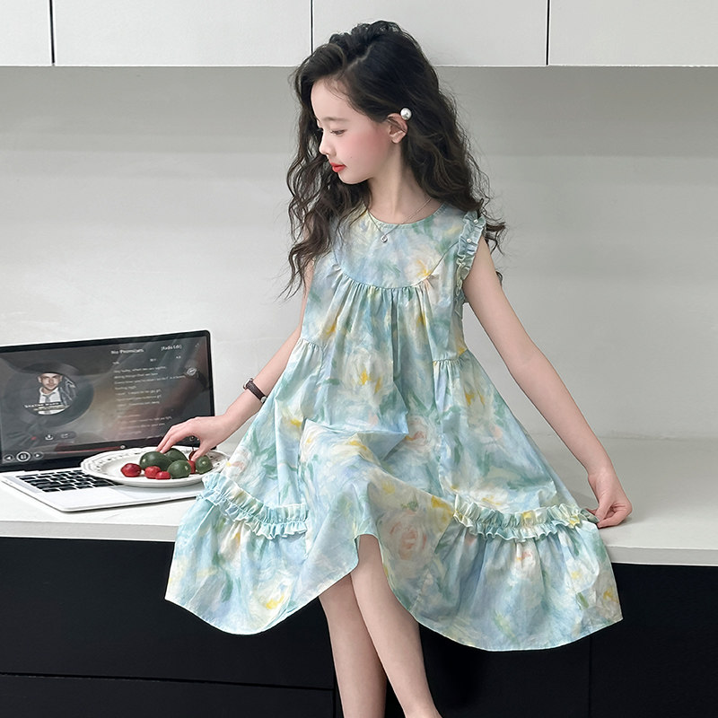 女童夏装连衣裙2025新款