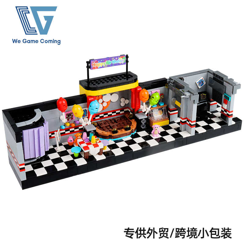 小颗粒新款玩具熊积木摆件模型