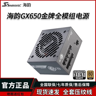 海韵电源CORE GX650W电脑台式机电源750W金牌全模ATX3.1主机850W