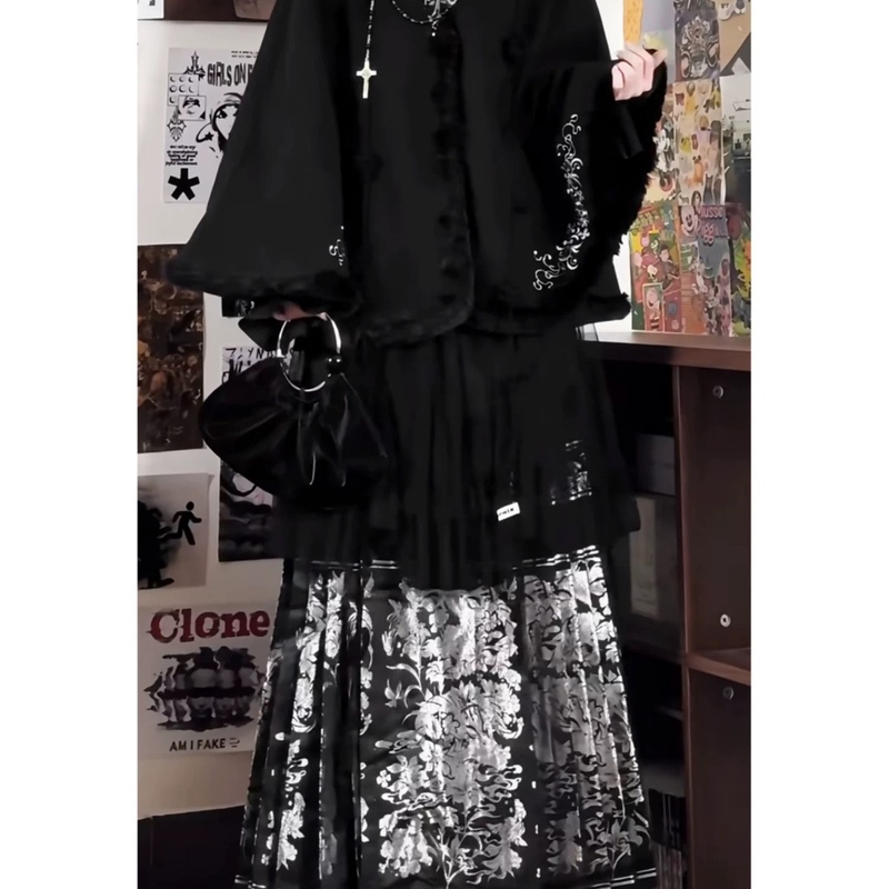 大码汉服女明制汉洋折衷套装