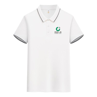 新款中国人寿财险工作服定做保险公司活动聚会团体服广告T恤短袖