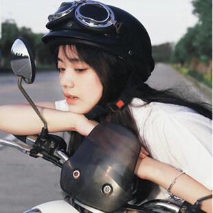 防晒电瓶车安全帽高颜值可爱四季 复古电动车头盔3c认证女夏季 通用