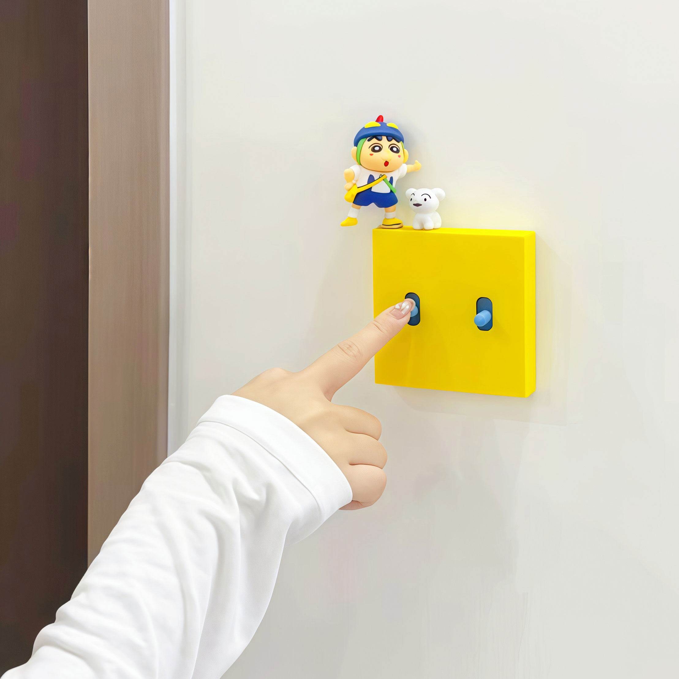 【新家的100个快递】摇杆开关贴趣味开关保护套3D打印86开关贴