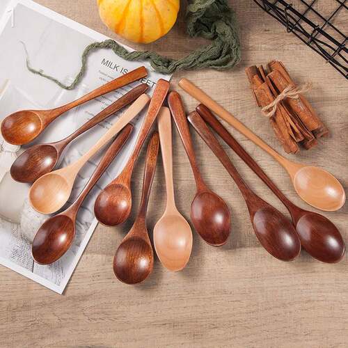 楠木中式蜂蜜搅拌勺调羹饭勺