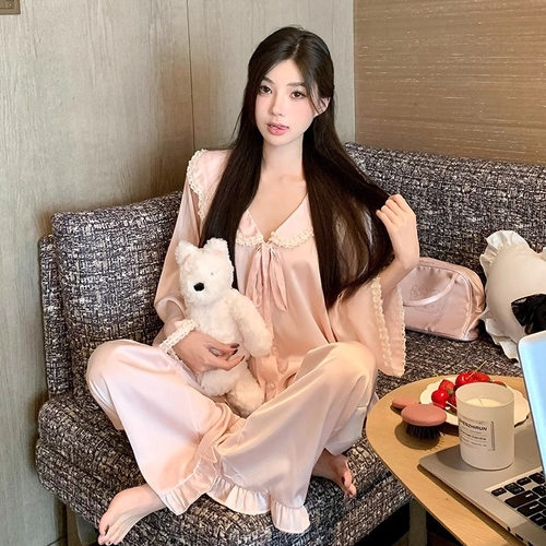 顺丰包邮真丝睡衣甜美可爱礼盒装