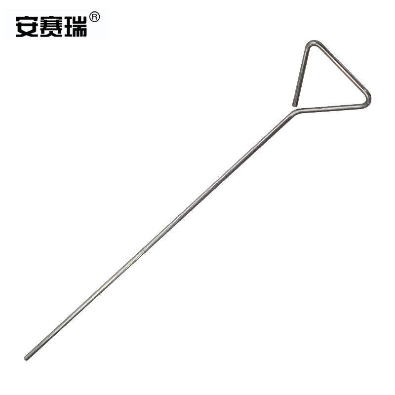 安赛瑞不锈钢涂布棒（5根装）实验室三角涂布棒培养皿涂布器刮铲