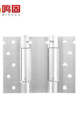 鸣固ZW1389不锈钢弹簧合页内外开双向自动关门砂光6寸单弹合页（2