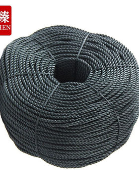 久臻CJY187户外多功能捆绑绳耐磨打包尼龙绳墨绿色绳子4mm*100米