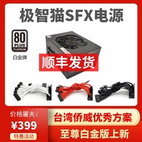 极智猫SFX全模组白金牌静音电源450 500 600 650 W全汉银欣海盗船