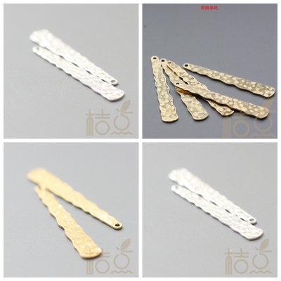 diy饰品锤纹几何风铜配件