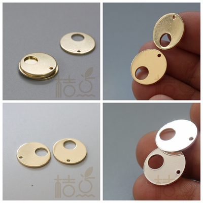 圆中圆黄铜镀金镀银铜绿