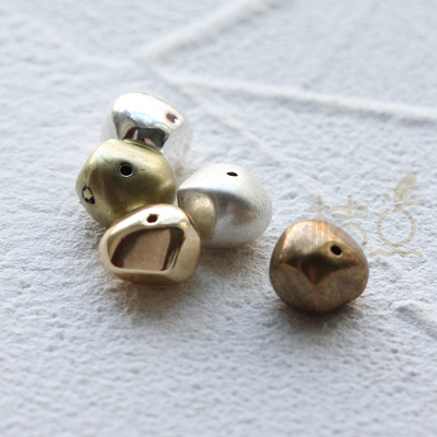 饰品配件铜异形隔珠金豆银豆