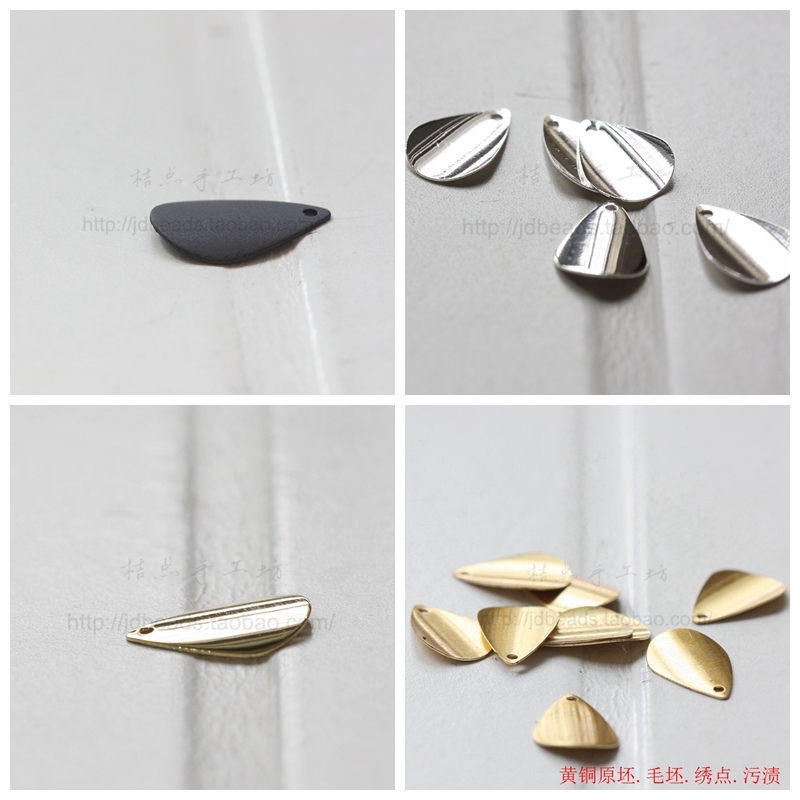 diy饰品水滴几何风铜配件