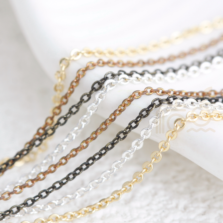 diy配件配链饰品1.34超细锁骨链