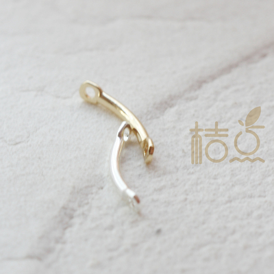 diy饰品配件黄铜1.2*13mm镀厚