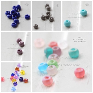 6C1 DIY配件散珠串珠6 0号捷克进口Ponybead米珠4mm常规米珠