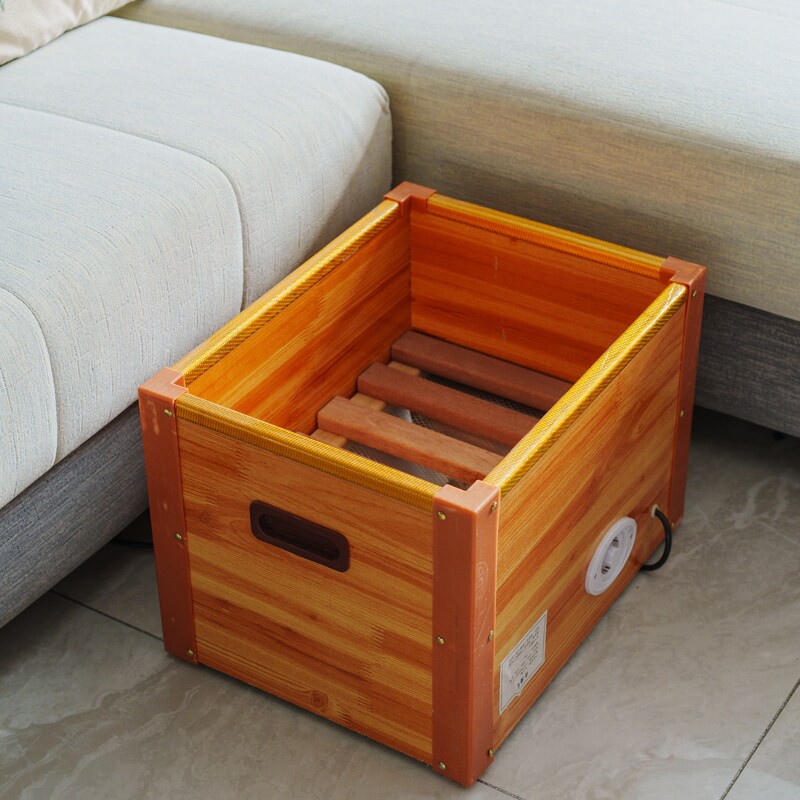 实木烤火箱办公室电火桶烤脚取暖炉全国包邮器烤火炉家用电暖