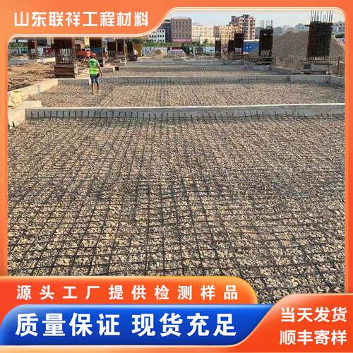 双向钢塑土工格栅GSGS100-100钢塑格栅GSZ80-80高强钢塑土工格栅