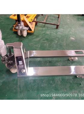 钧力动04钢全不锈叉车液手压搬运车托盘搬运车地牛唧车2.PII5吨吨