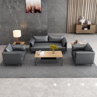闲办沙发组合现代简约创意双人沙位商务接503公待洽休谈发茶几套