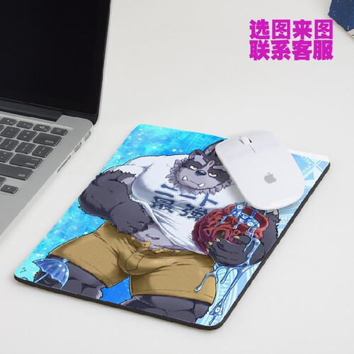 定制做furry兽人向东京放课后瓜瓜隔热鼠标垫超大键盘动漫周边垫